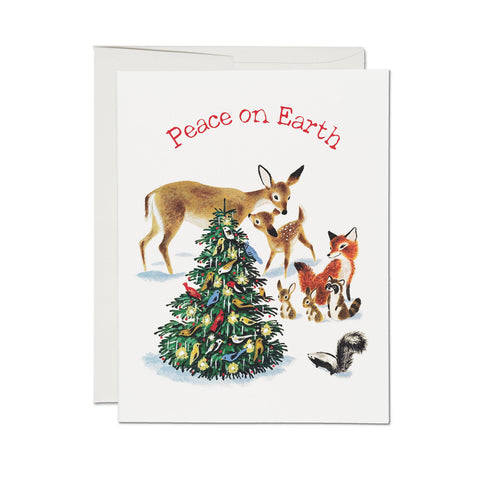 Red Cap Cards Set of Greeting Cards Peaceful Critters