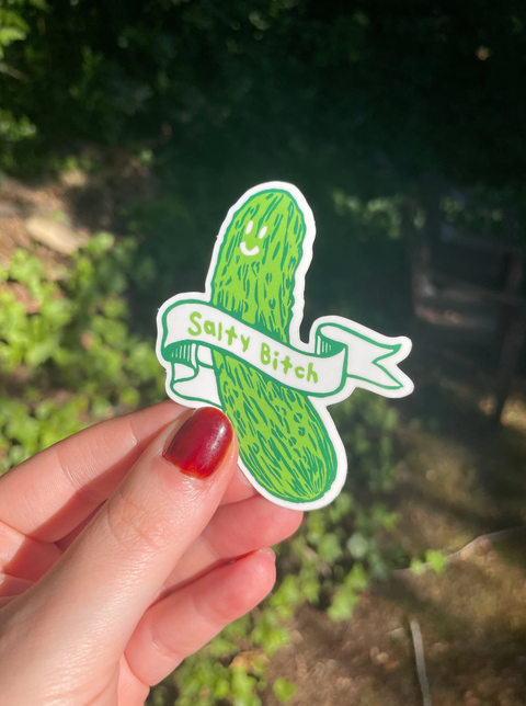Augury Press Sticker Salty Bitch