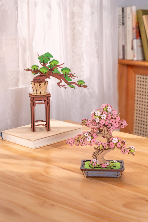 Hands Craft Wooden Puzzle: Sakura Bonsai