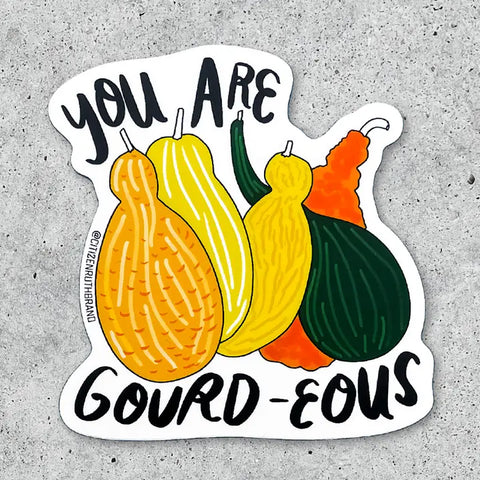 Citizen Ruth Sticker Your are Gourd-eous