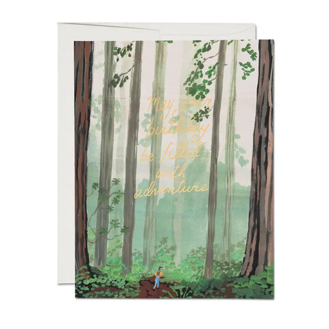 Red Cap Card Birthday Adventure