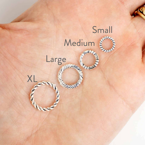 TSS Stitch Markers Simple Braided Ring
