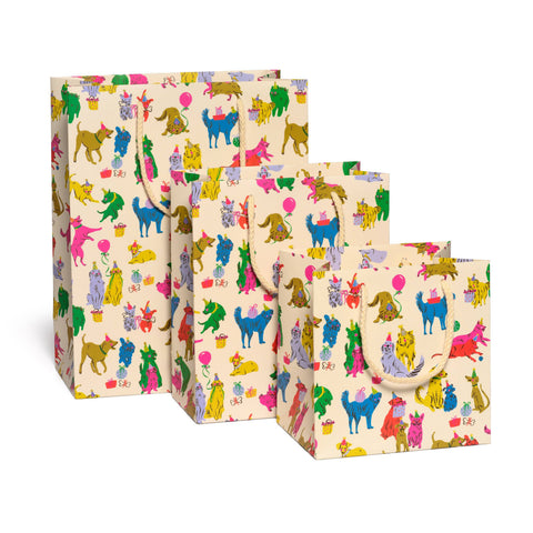 Red Cap Cards Gift Bag Puppy Party