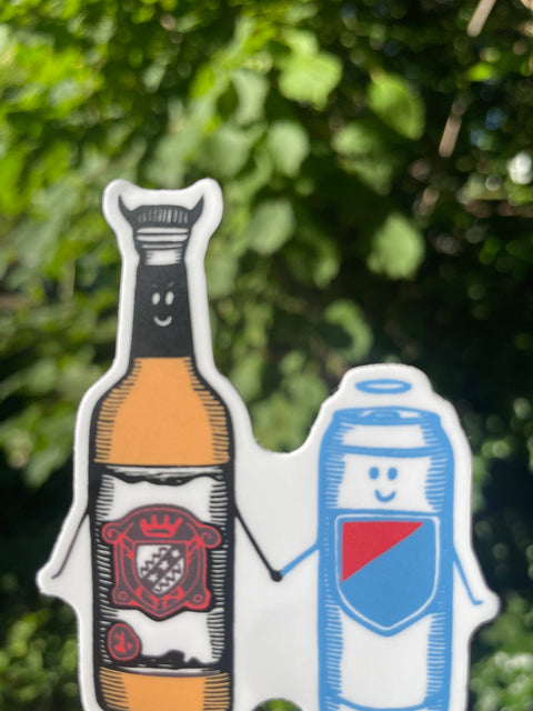 Augury Press Sticker Chicago Handshake