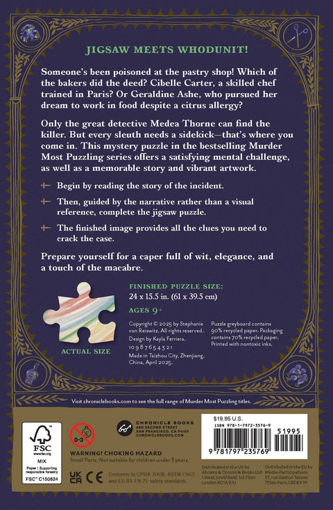 Puzzle Murder Most Puzzling: Poisoned Patisserie