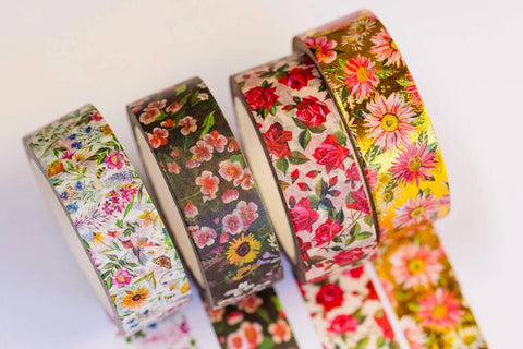 Katie Daisy Washi Tape Roll Set Floral