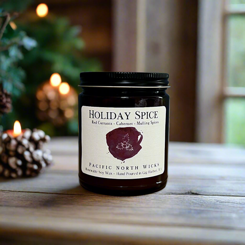 Pacific North Wicks Holiday Spice Candle