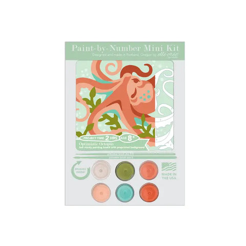 Elle Cree Optimistic Octopus PBN Kit