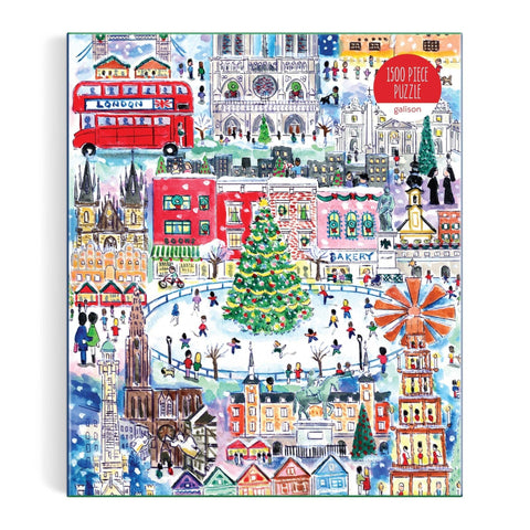 Michael Storrings Christmas Around the World 1500 Piece Puzzle