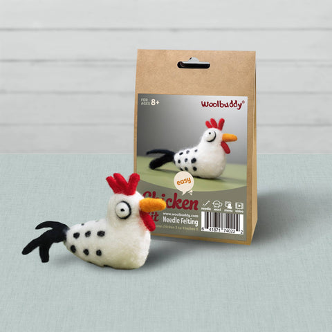 Woolbuddy - Beginner Chicken Needle Felting Kit – DIY Craft Gift