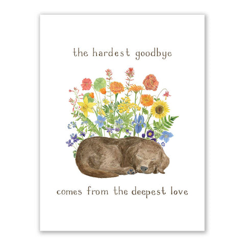 Yardia Card Dog Pet Sympathy