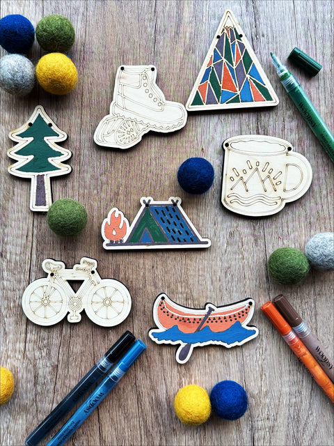 The Woodsy Craft Co. Craft Kit Adventure Garland