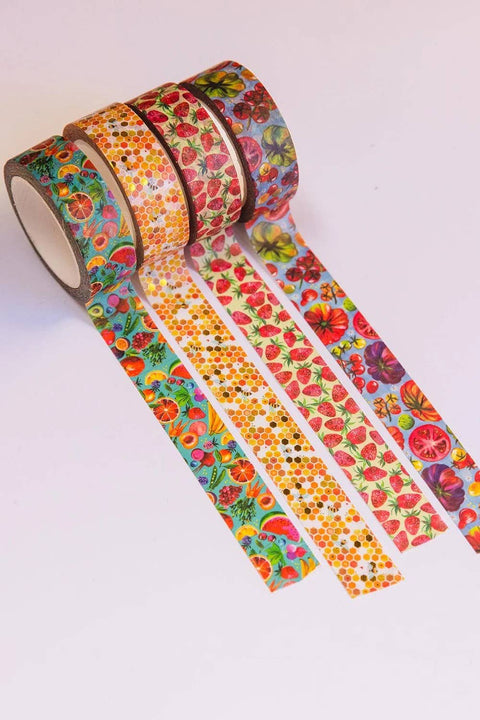 Katie Daisy Washi Tape Roll Set Farmer's Market