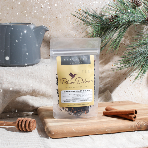 Plum Deluxe Mardi Gras Blend Black Tea