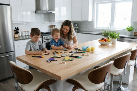 The Woodsy Craft Co. Kids Garland Kit Under the Sea
