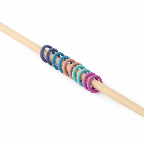 TSS Rainbow Simple Ring Stitch Markers
