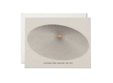 Red Cap Cards Birthday Card Around the Sun