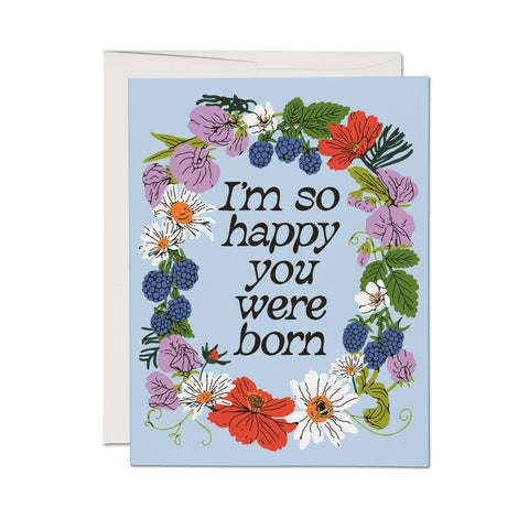 Red Cap Card Full Circle