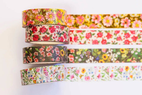 Katie Daisy Washi Tape Roll Set Floral