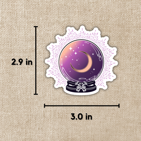 Kingdom of Threads Sticker Moon Crystal Ball