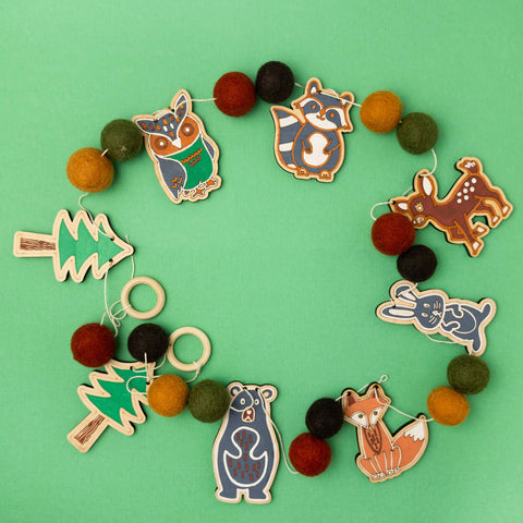 The Woodsy Craft Co. Craft Kit Woodland Garland