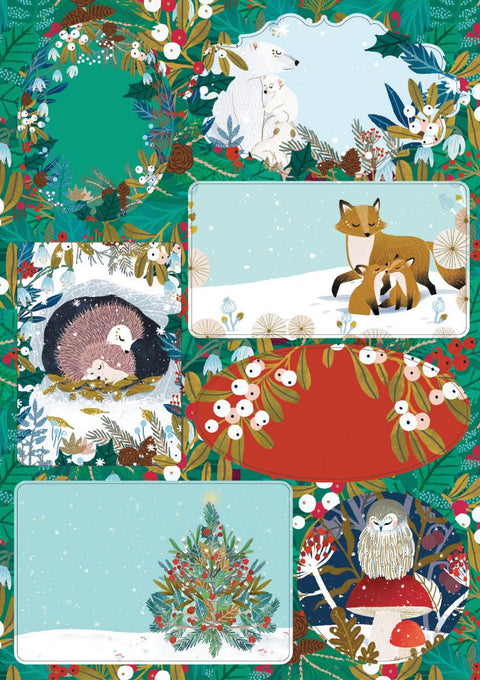 RLB Labels Snowy Sanctuary Sticke