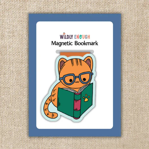 Kingdom of Threads Cat Reading Bookmark