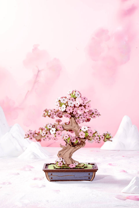 Hands Craft Wooden Puzzle: Sakura Bonsai