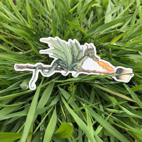 Lizzy Gass Sticker S'mores Dragon