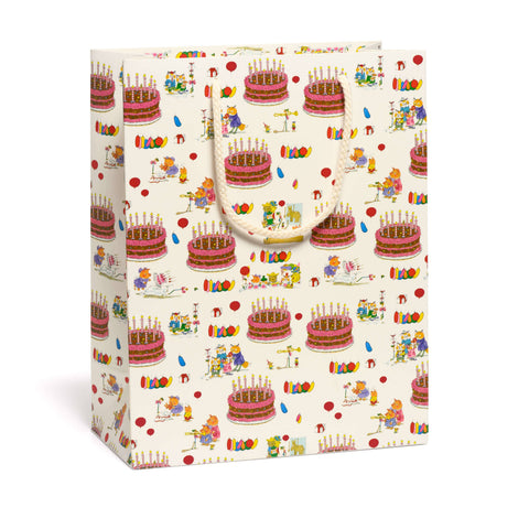 Red Cap Gift Bag Richard Scarry Dolly Pig Birthday