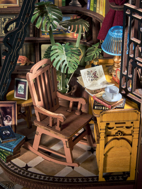 Hands Craft DIY Book Nook Kit: Silent Corner Study
