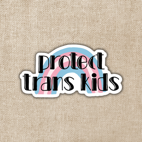 Wildly Enough Sticker Protect Trans Kids