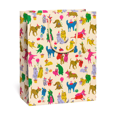 Red Cap Cards Gift Bag Puppy Party