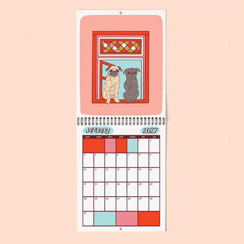 The Good Twin 2027 Calendar Good Dogs