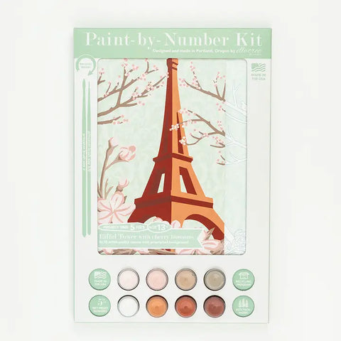 Elle Cree Eiffel Tower PBN Kit