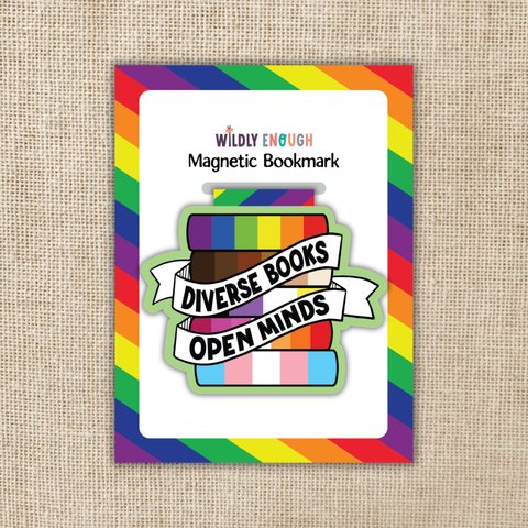 Kingdom of Threads Magnetic Bookmark Diverse Books, Open Minds