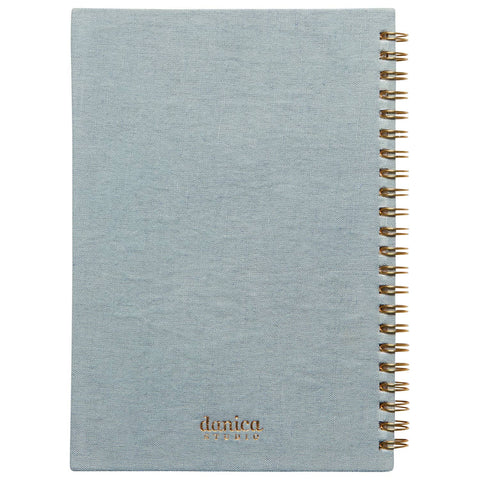 Danica Studio Embroidered Notebook Catbloom