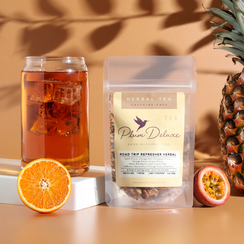Plum Deluxe Road Trip Refresher (POG) Herbal Tea 1oz