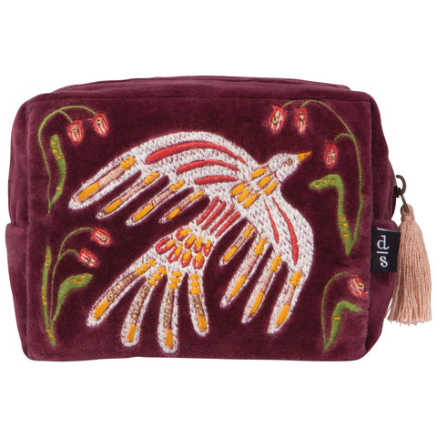 Danica Studio Embroidered Pouch Plume