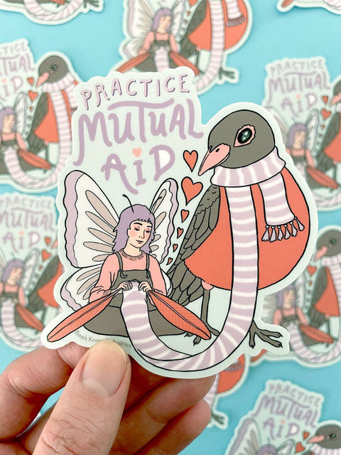 Bee's Knees Sticker Practice Mutual Aid