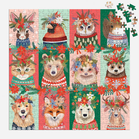 Furry And Bright 500 Piece Puzzle