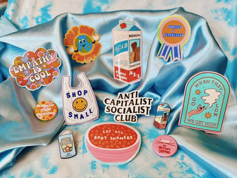 The Peach Fuzz Empathy Is Cool Sticker