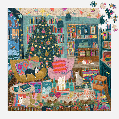 Chronicle Books - Season's Readings 500 Piece Foil Puzzle