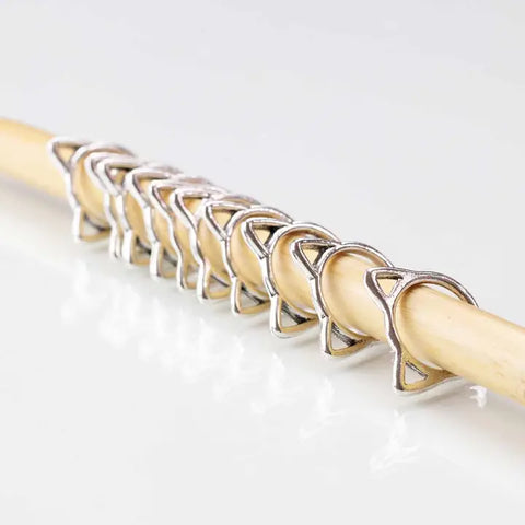 TSS Silver Cat Stitch Marker
