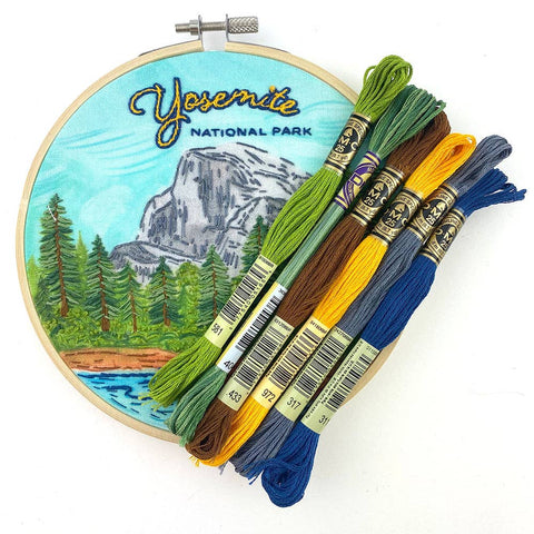 Keller Design Embroidery Kit Yosemite