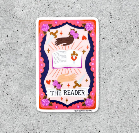 Citizen Ruth Sticker The Reader Tarot Vinyl