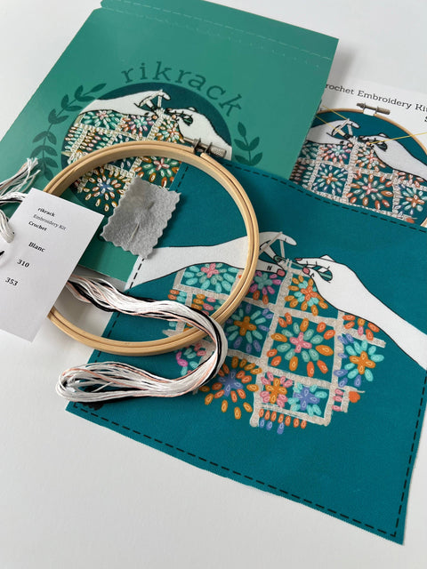 Rikrack Embroidery Kit Crochet