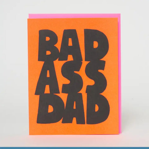 Egg Press Card Bad Ass Dad