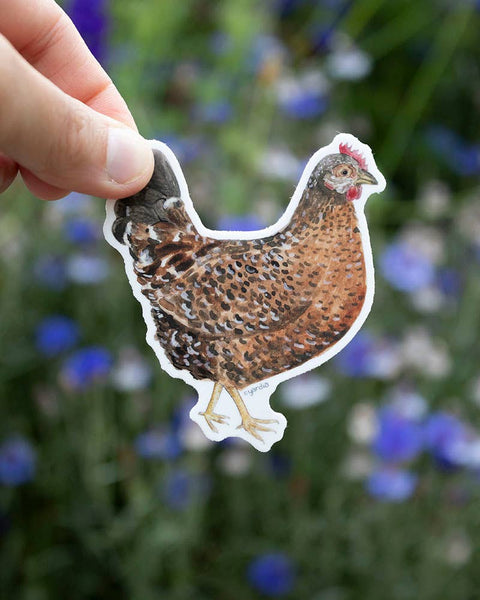 Yardia Sticker Speckled Sussex Chicken