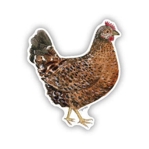 Yardia Sticker Speckled Sussex Chicken